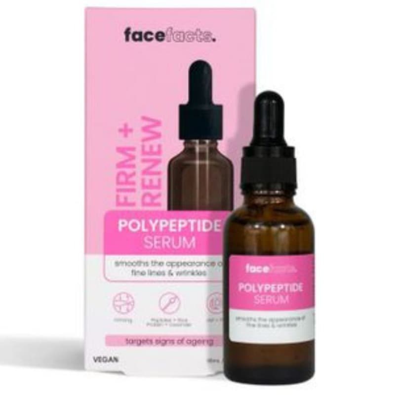 FaceFacts Firm And Renew Polypeptide Facial Serum 30ml