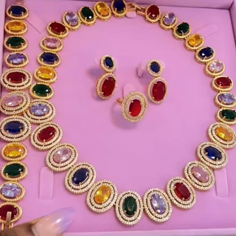 MULTICOLOR JEWELRY SET